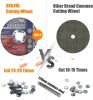 Cut Off Wheels 50 Packs, 4 1/2 inch Ultra Thin Cutting Wheels Anti-vibration Angle Grinder Cutting Discs for Metal and Stainless Steel Cutting