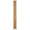 7-Tier Bookcase 35.4"x8.8"x78.7" Solid Oak Wood