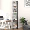 6-Tier Book Cabinet White 15.7"x11.8"x82.7" Chipboard
