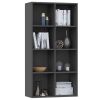 Book Cabinet/Sideboard Gray 26"x11.8"x51.2" Chipboard