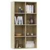 Book Cabinet/Sideboard Sonoma Oak 26"x11.8"x51.2" Chipboard