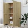 Book Cabinet Sonoma Oak 32.5"x12"x59.1" Chipboard