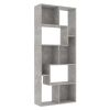 Book Cabinet Sonoma Oak 26.4"x9.4"x63.4" Chipboard