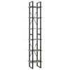 6-Tier Book Cabinet Sonoma Oak 15.7"x11.8"x82.7" Chipboard