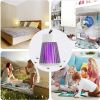 LED Fly Bug Zapper Electric Mosquito Killer Lamp Fly Trap USB Rechargeable US