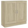 Book Cabinet Sonoma Oak 32.5"x12"x31.5" Chipboard