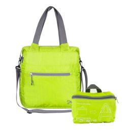 Travelon Lightweight Folding Crossbody Tote - Lime