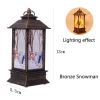Christmas Wind Lantern Led Electronic Candle Table Lamp Night Light Old Man Snowman Decoration Deskt