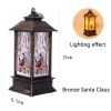 Christmas Wind Lantern Led Electronic Candle Table Lamp Night Light Old Man Snowman Decoration Deskt