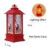 Christmas Wind Lantern Led Electronic Candle Table Lamp Night Light Old Man Snowman Decoration Deskt