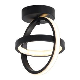 Simple and modern ceiling light (Model: Tricolor, Color: Black A)