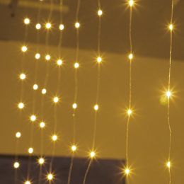 Holiday Lights Christmas Lights Room Decoration Romantic Star Lights (Model-Size: USB-300lamp, Color: White)