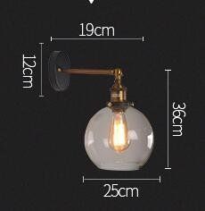 Vintage Wall Lamp (style: C)