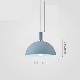 Color pot cover Chandelier Lampshade (Color: Blue)