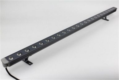 Factory direct LED water wash wall lamp indoor line lamp outdoor building body bridge new 12W18W24W36W (Color: Is white, size: 24w)