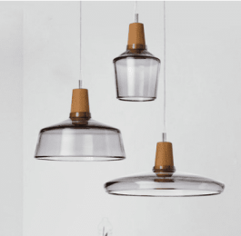 Modern Led Glass Pendant Light Fixture With Wood Vintage Rustic Hanging Lamp For Cafe Bar Restaurant Home Deco Loft Lighting (style: ABC)