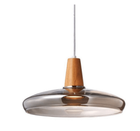 Modern Led Glass Pendant Light Fixture With Wood Vintage Rustic Hanging Lamp For Cafe Bar Restaurant Home Deco Loft Lighting (style: B)