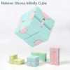 New Creative Rubik's Cube Macaron Pocket Flip Cubes Decompression Puzzle Toys