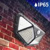 100LED Waterproof Solar Powered Motion Sensor Wall Light Outdoor Garden Lamp