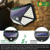100LED Waterproof Solar Powered Motion Sensor Wall Light Outdoor Garden Lamp
