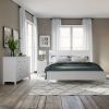 Gray Solid Wood 3 Pieces Queen Bedroom Sets