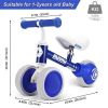 Baby Balance Bike, Bikes for Toddlers Age 12-24 Months, Best Gifts for Girls Boys to Scoot Around with Comfortable Adjustable seat in 3 Wheels