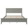 Gray Solid Wood 3 Pieces Queen Bedroom Sets