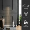 48 Inch Helix LED Floor Modern Standing Pole Light-Silver