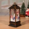 Christmas Wind Lantern Led Electronic Candle Table Lamp Night Light Old Man Snowman Decoration Deskt