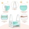 Kids Step Stool Learning Helper with Armrest for Kitchen Toilet Potty Training