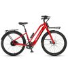 27.5'' Electric Bike 48V 14AH 500W Power Assist Moped E-Bike with 20mph Top Speed 45km Pure Elertic Power Range Headlight Taillight