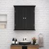 Bathroom wall cabinet;  space saving storage cabinet above toilet;  medicine cabinet with 2 doors and adjustable shelves;  cupboard
