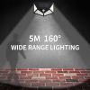 100LED Waterproof Solar Powered Motion Sensor Wall Light Outdoor Garden Lamp